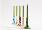 CANDLEHOLDER MALACHITE Oriente Italiano-5
