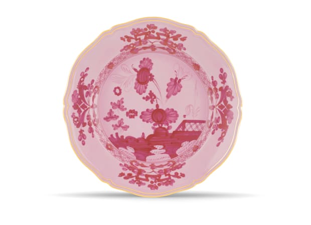 Mauve porcelain round platter | Ginori1735 | GINORI 1735