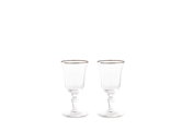 LIQUOR GOBLETS PLATINUM THREAD CRYSTALMedici-2