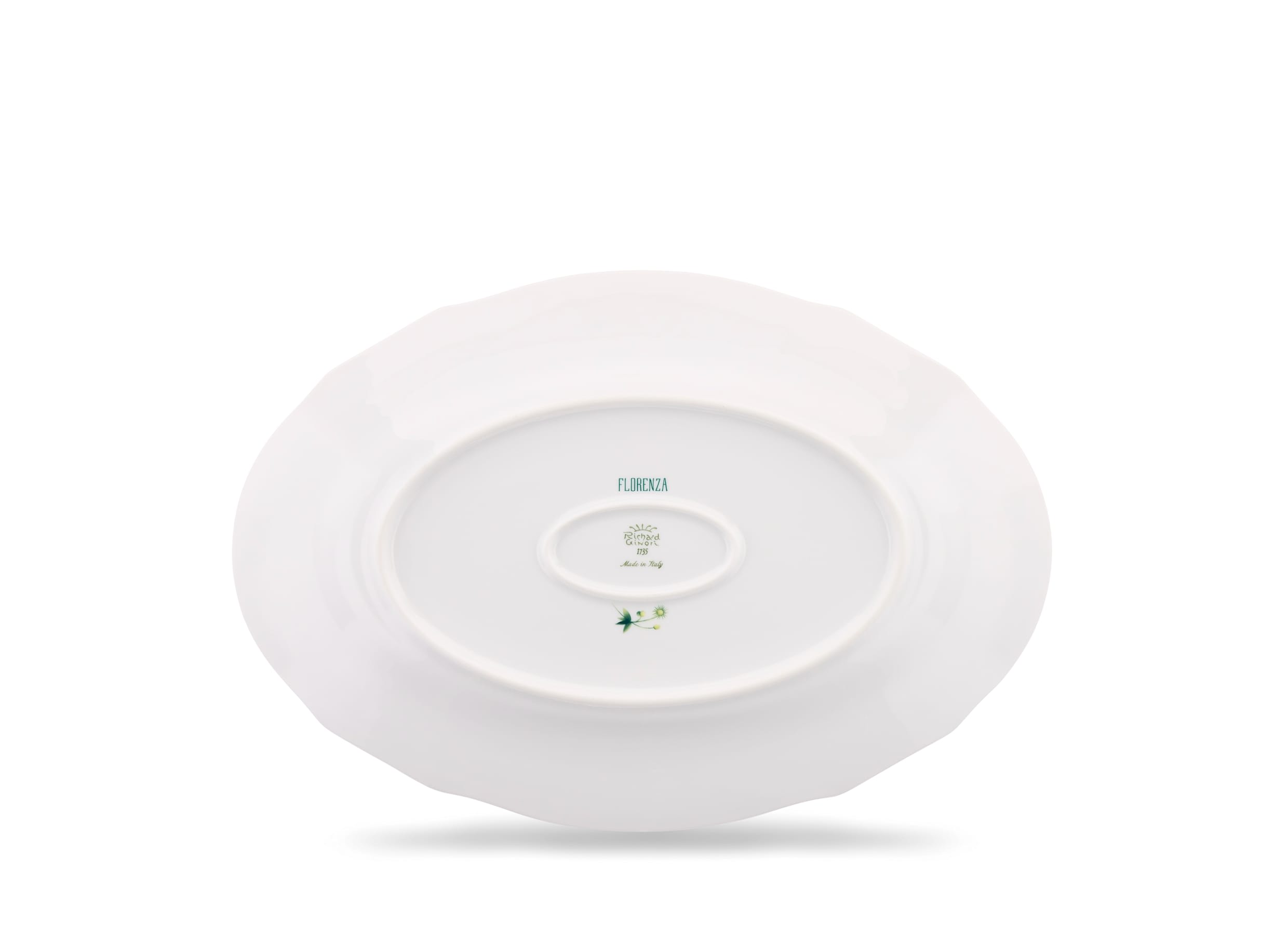 Large oval platter Acanto green | Florenza | GINORI 1735
