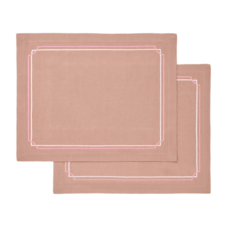 Orlis LINEN PLACEMATS ROSA ANTICO