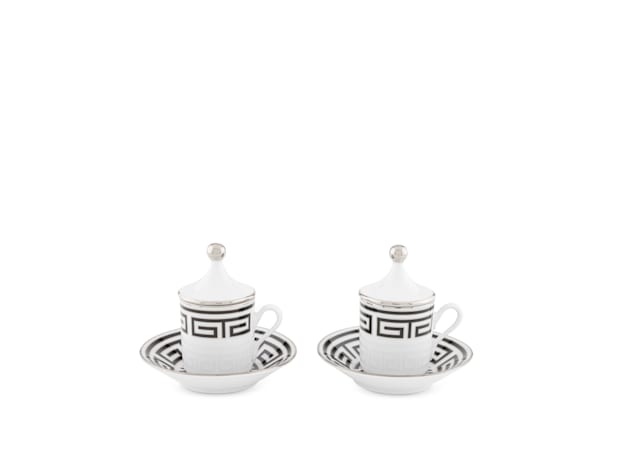 ESPRESSO SET FOR TWO NERO Labirinto-1