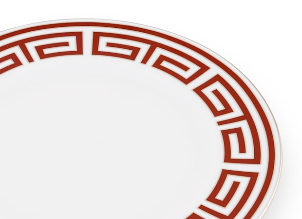 CHARGER PLATE SCARLATTO Labirinto-3