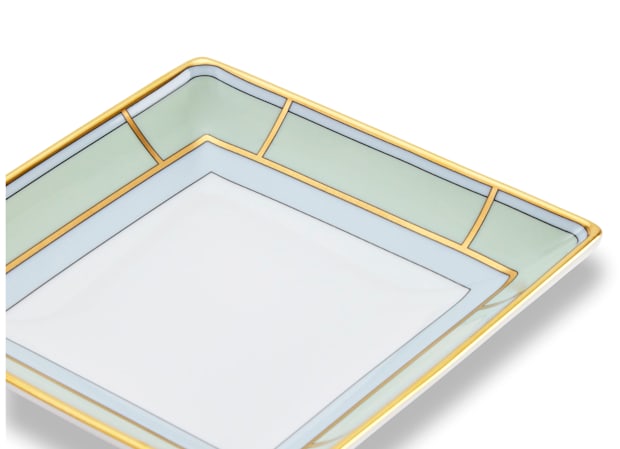 SQUARE CHANGE TRAY VERDE Diva-3