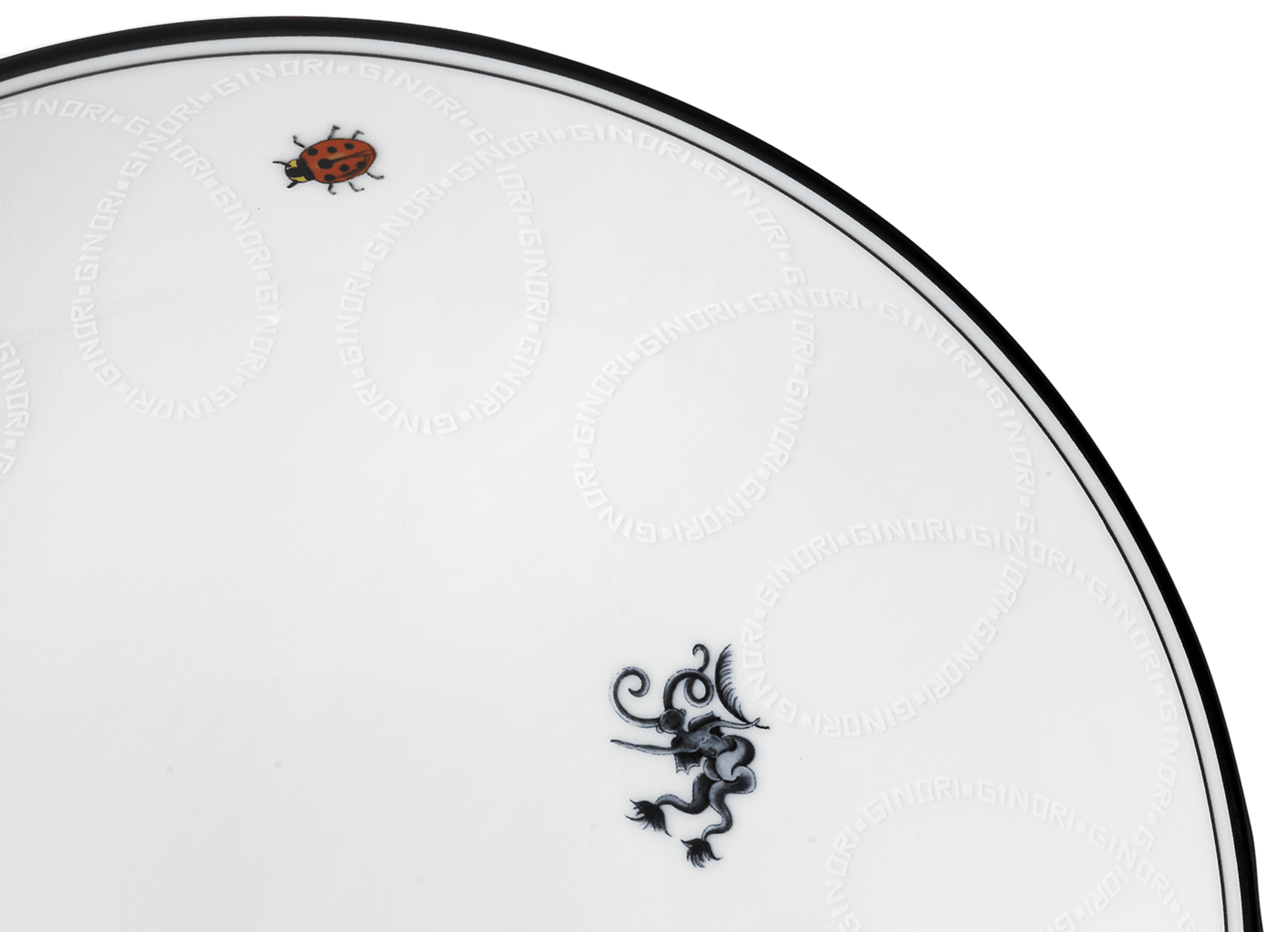 Flat plates in porcelain GINORI 1735