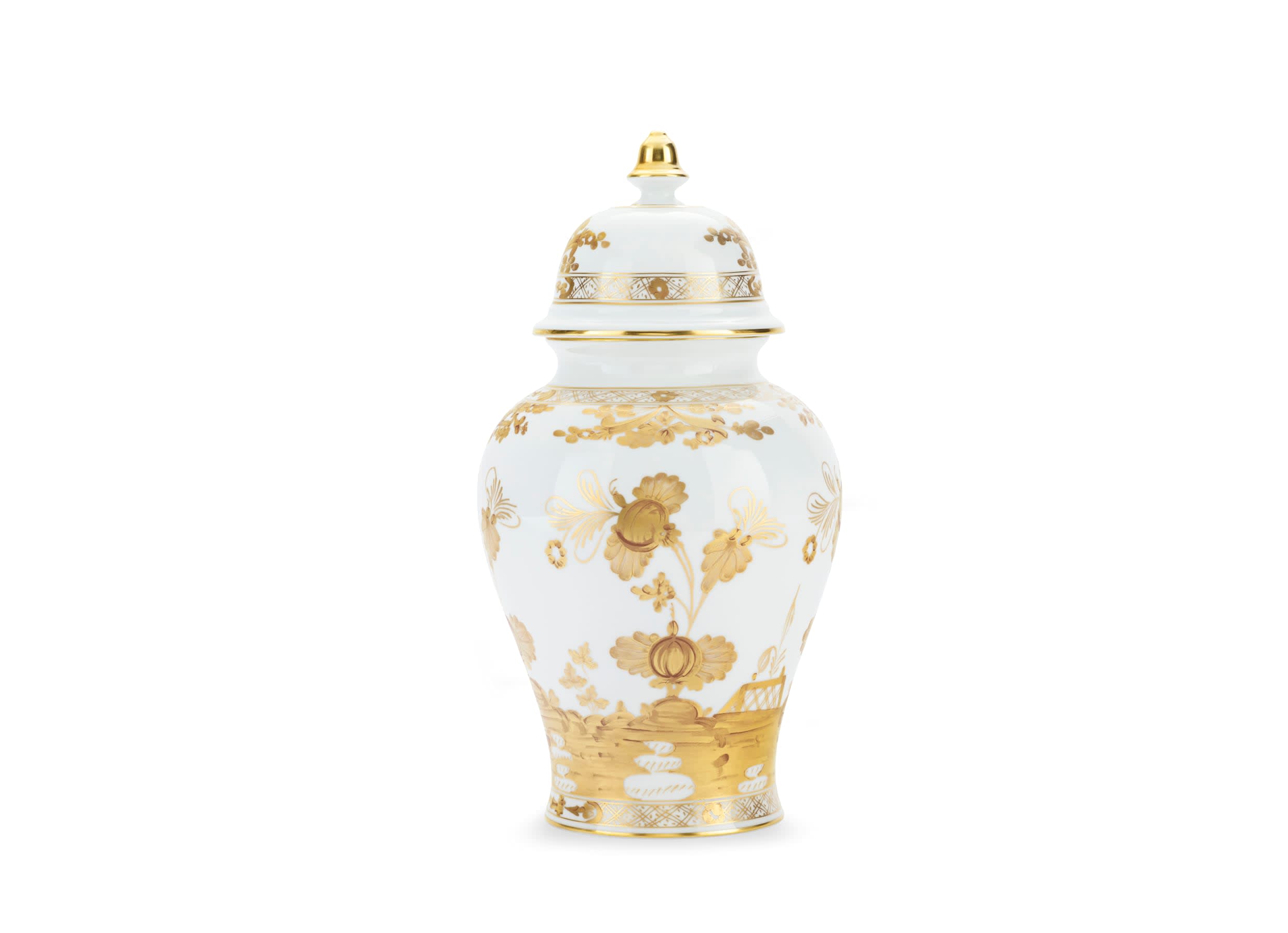 Aurum Large Potiche Vase | Oriente Italiano | GINORI 1735
