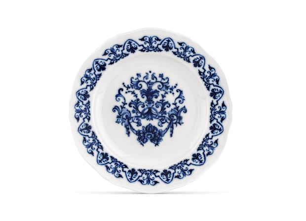 Dessert Plates with Blue Friezes | Ginori1735