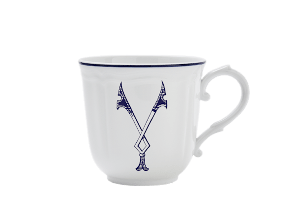 MUG LETTERA Y BLU Corona Monogram Mugs-1