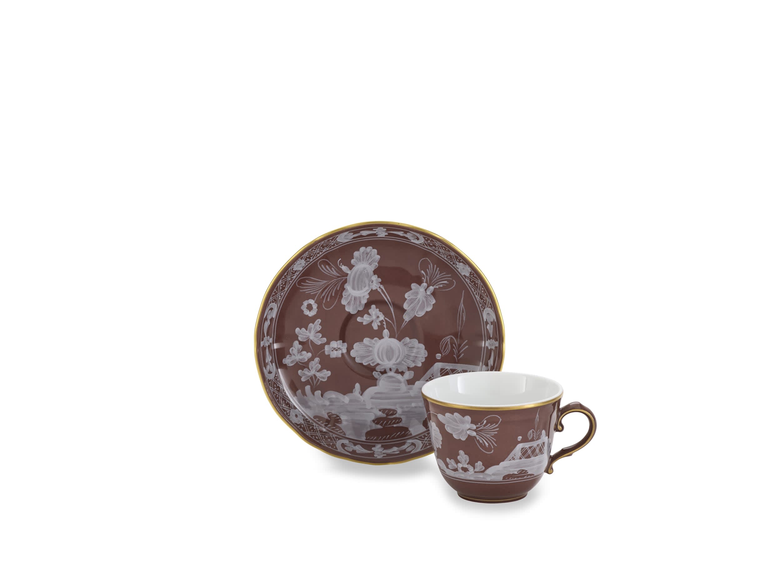 Espresso cup brown Castagna | Oriente Italiano | GINORI 1735