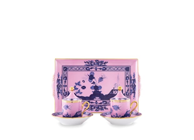 COFFEE SET FOR TWO WITH TRAY | GINORI 1735