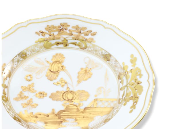 Aurum dessert plate | Oriente Italiano | GINORI 1735