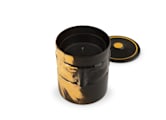 CANDLEHOLDER IL SEGUACE CHARCOAL - GOLDLCDC-4