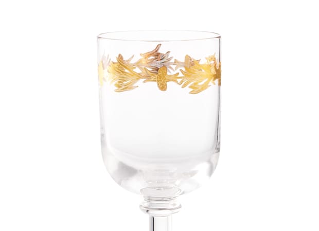 WINE GOBLETS GOLD THREAD CRYSTALMarchese-3