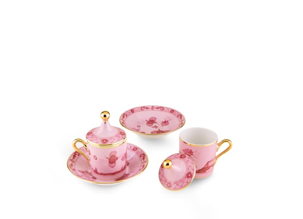 SET À CAFÉ POUR DEUX PORPORA Oriente Italiano-2