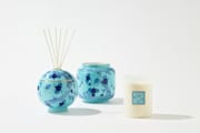 LARGE SCENTED CANDLE IRIS - Azzurro MediceoOriente Italiano - Tesori-2
