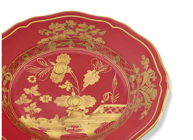 Rubrum Bread Plates | Oriente Italiano | GINORI 1735