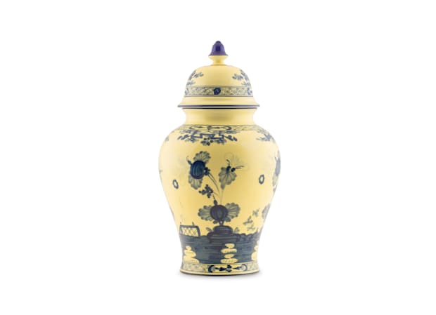 VASO POTICHE GRANDE CITRINO Oriente Italiano-2