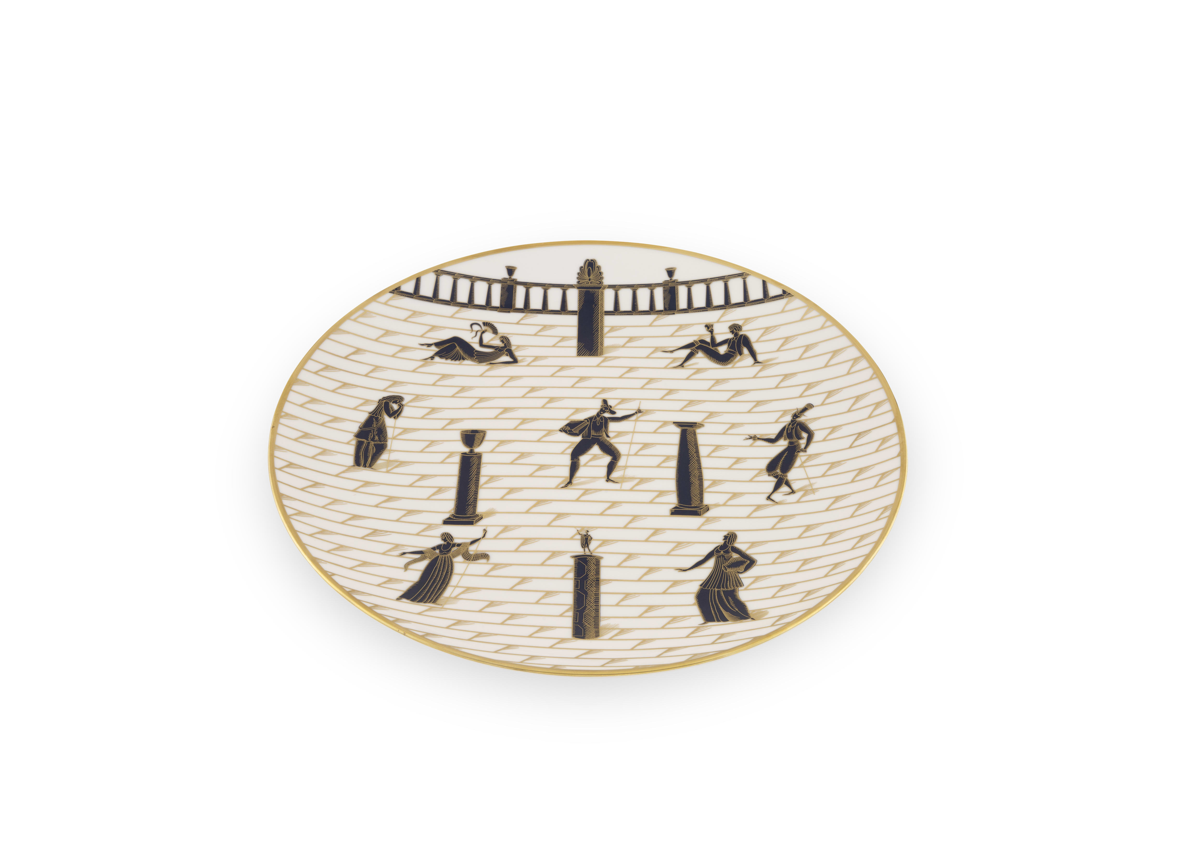 PASSEGGIATA ARCHEOLOGICA PLATE | GINORI 1735