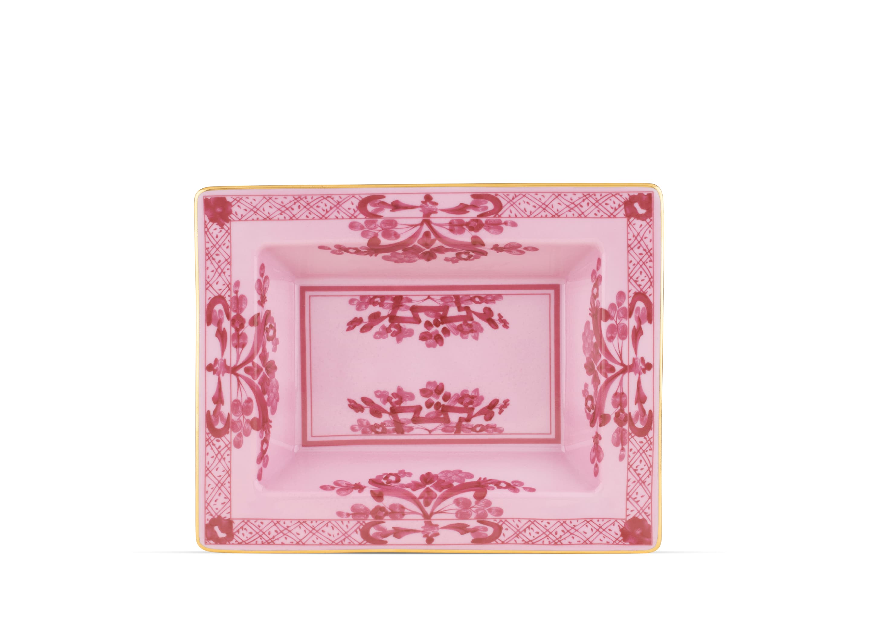 Mauve porcelain change tray| Ginori 1735 | GINORI 1735