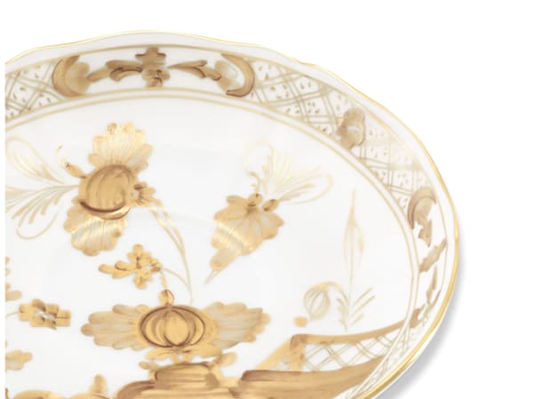 Aurum White Tea saucer | Oriente Italiano | GINORI 1735