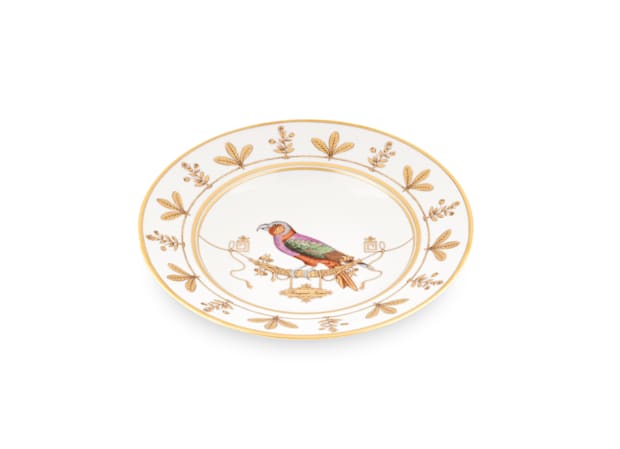 Perroquet Nestor soup plate | Volière | GINORI 1735