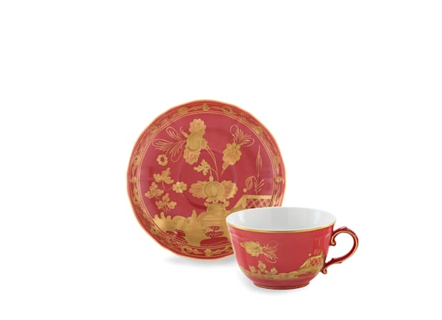 Rubrum Red Tea cup | Oriente Italiano | GINORI 1735