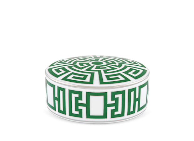 リチャードジノリ　ラビリント　ラウンドボックス　ボンボニエール ラウンドボックス エメラルド | GINORI 1735