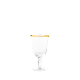 Medici WATER GOBLETS GOLD THREAD CRYSTAL