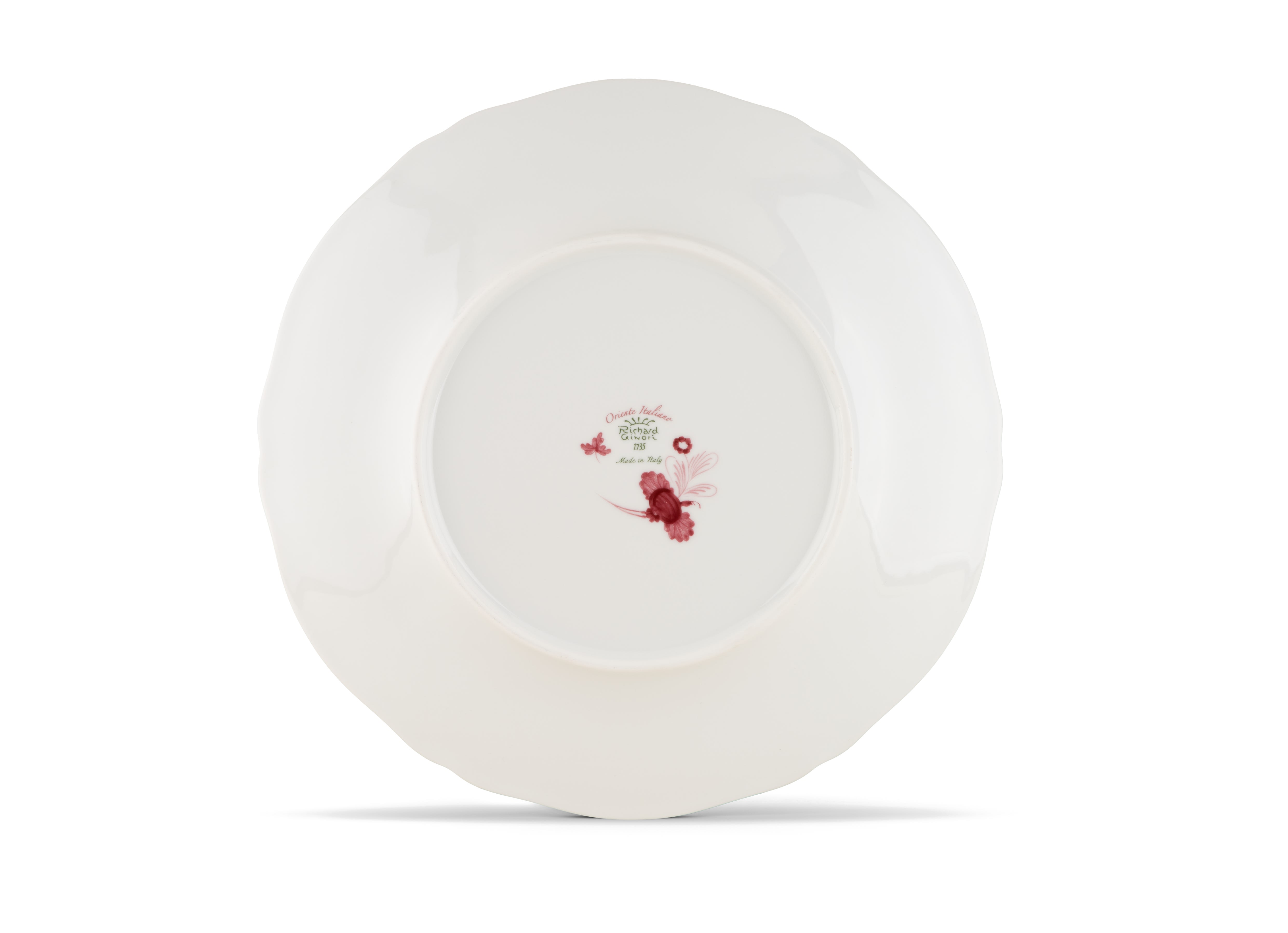 Mauve porcelain charger plate | GINORI 1735