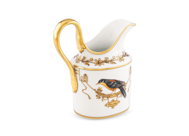 Merle Vert milk pitcher | Voliere | GINORI 1735