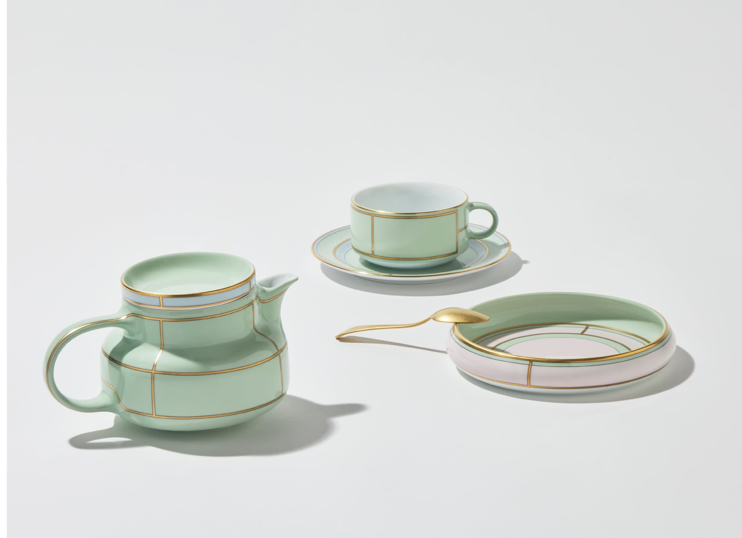 Green Teapot with Lid | Diva | GINORI 1735