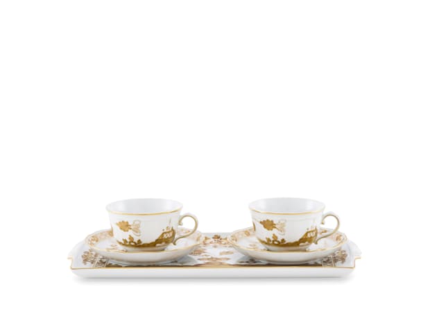 TEA SET FOR TWO WITH TRAY | GINORI 1735
