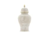 LARGE POTICHE VASE MERINGA Oriente Italiano-1