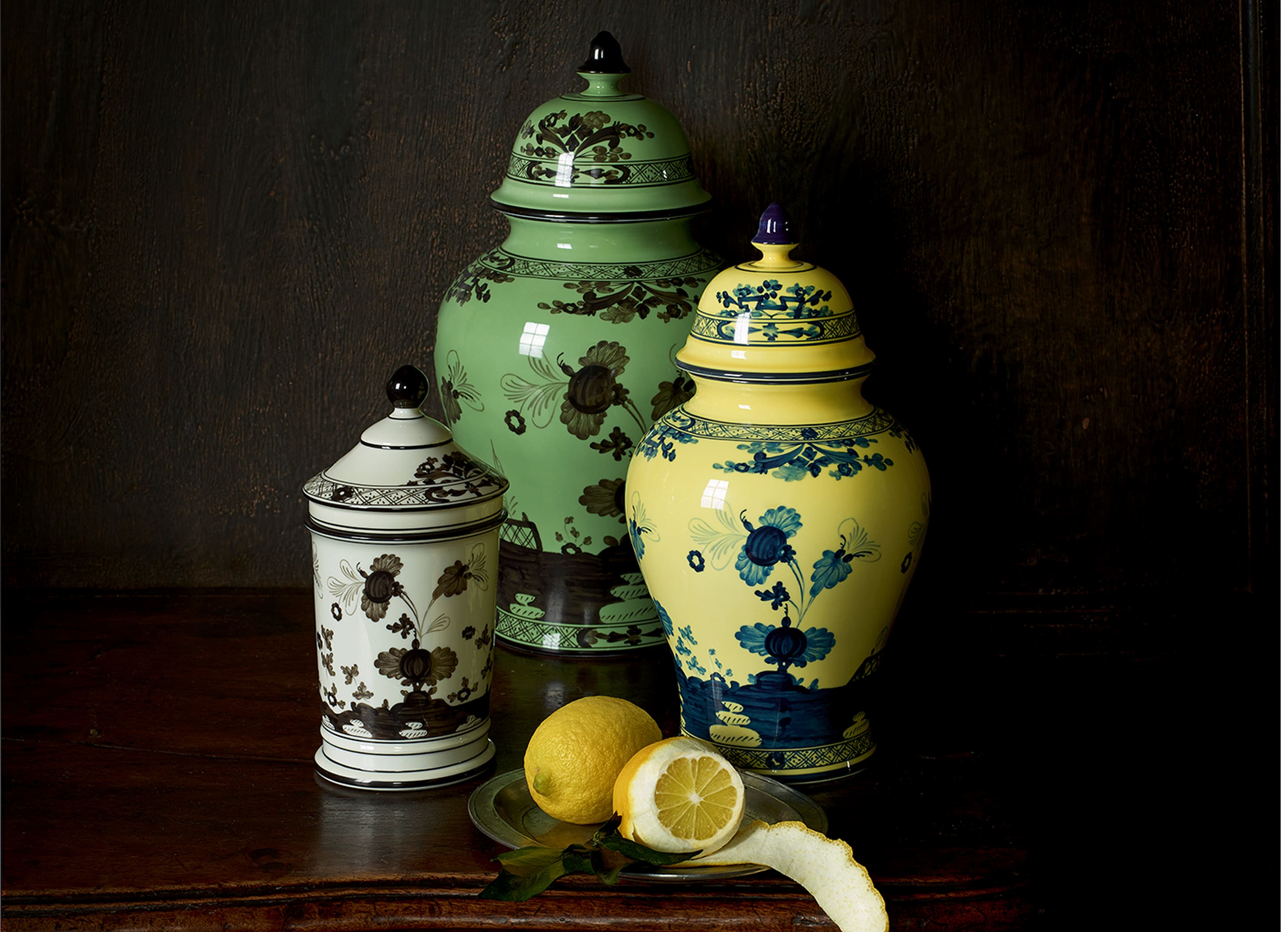 Vase Oriente Italiano Albus GINORI 1735