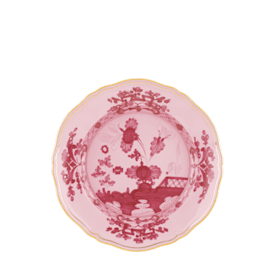 Azalea pink bread plates in porcelain | GINORI 1735