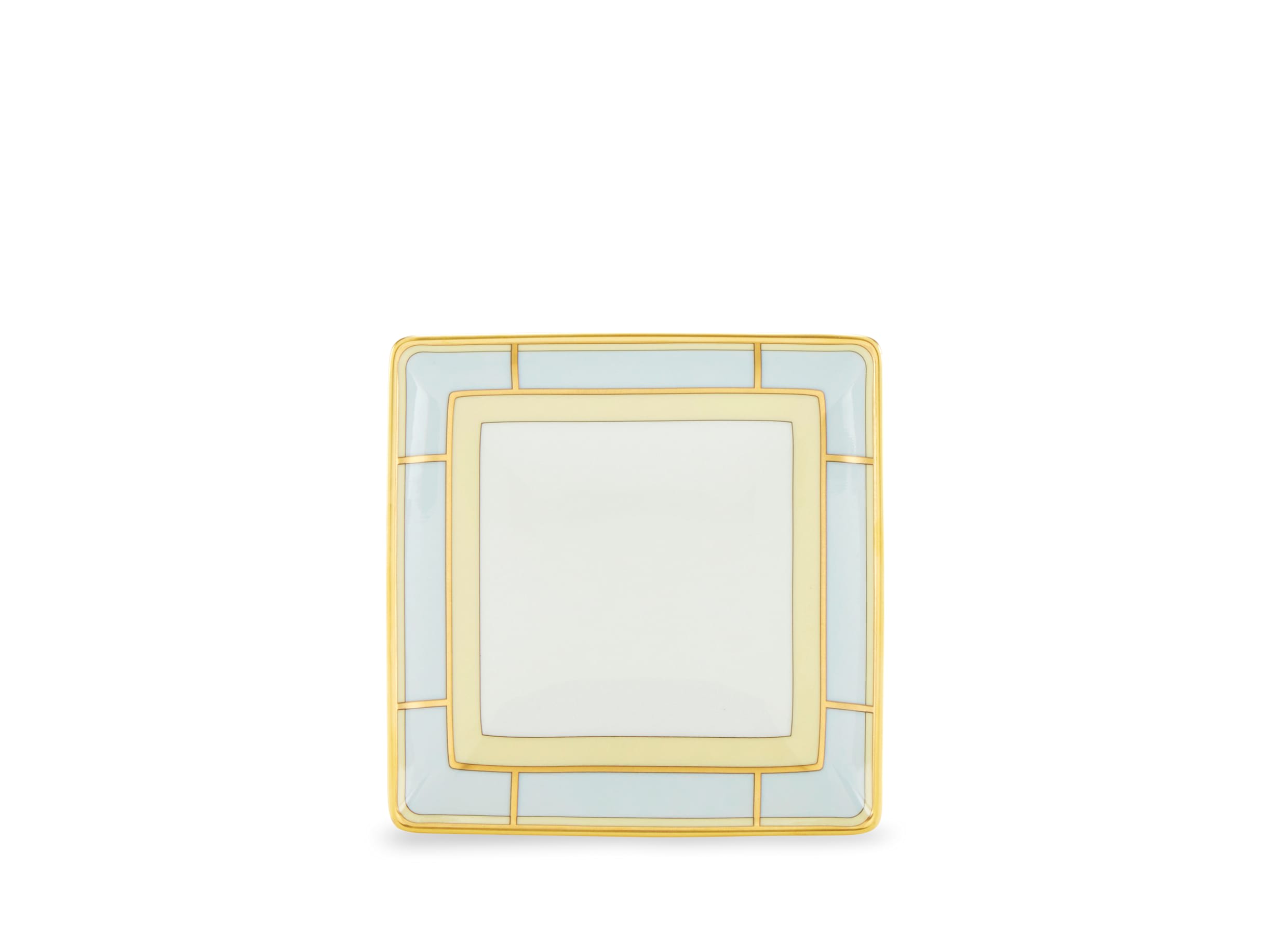 ジノリ ディーヴァ スクエアトレイ Light Blue Square Change Tray| Diva | GINORI 1735