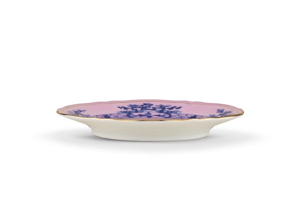 GINORI ジノリ1735 アザレア 21cm 皿 プレート ピンク 青 金縁 食器