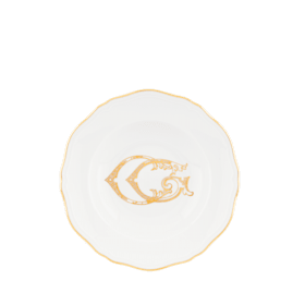 Corona Monogram soup plates oro - personalizable