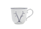 MUG LETTERA V BLU Corona Monogram Mugs-1