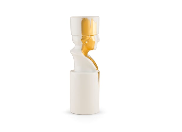 レッテラート キャンドルスタンド ホワイト＆ゴールド IL LETTERATO WHITE - GOLDLCDC-2
