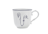 MUG LETTRE U BLU Corona Monogram Mugs-1