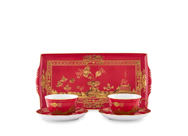 TEA SET FOR TWO WITH TRAY | GINORI 1735