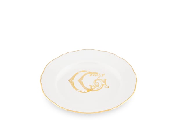 charger plates oro - personalizableCorona Monogram-2