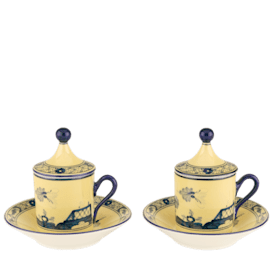 Oriente Italiano ESPRESSO SET FOR TWO CITRINO