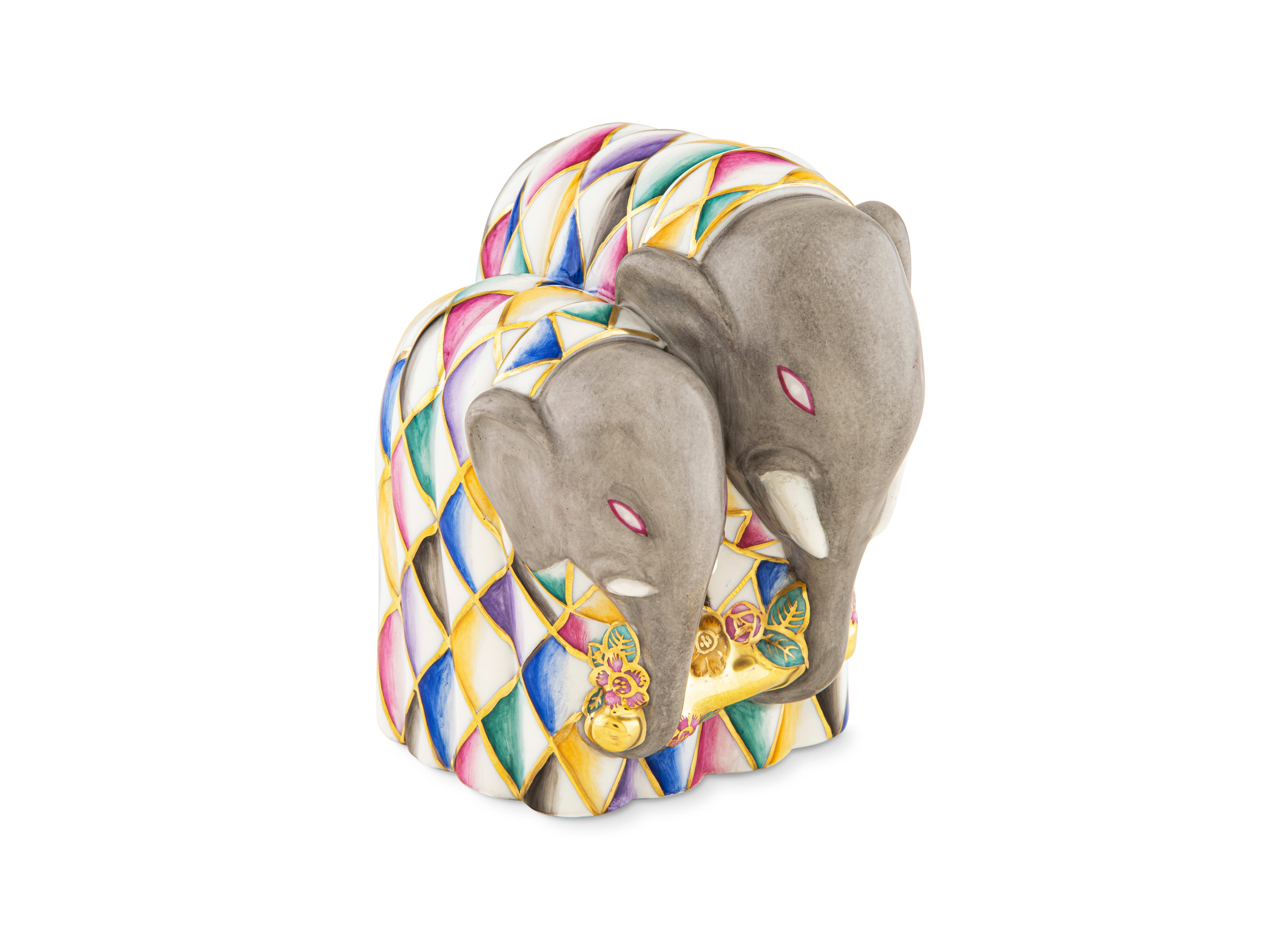 Elefanti Paperweight| Arte di Gio Ponti | GINORI 1735