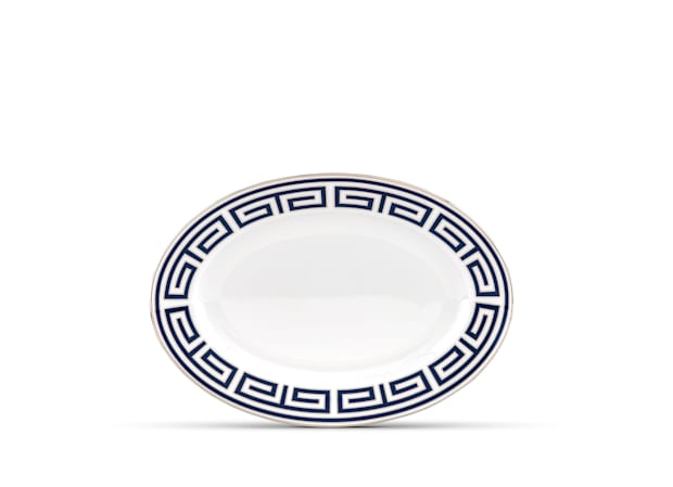 Labirinto - Oval Platter in blue (ZAFFIRO)