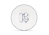 soup plates blu cobalto - personalizableCorona Monogram-1