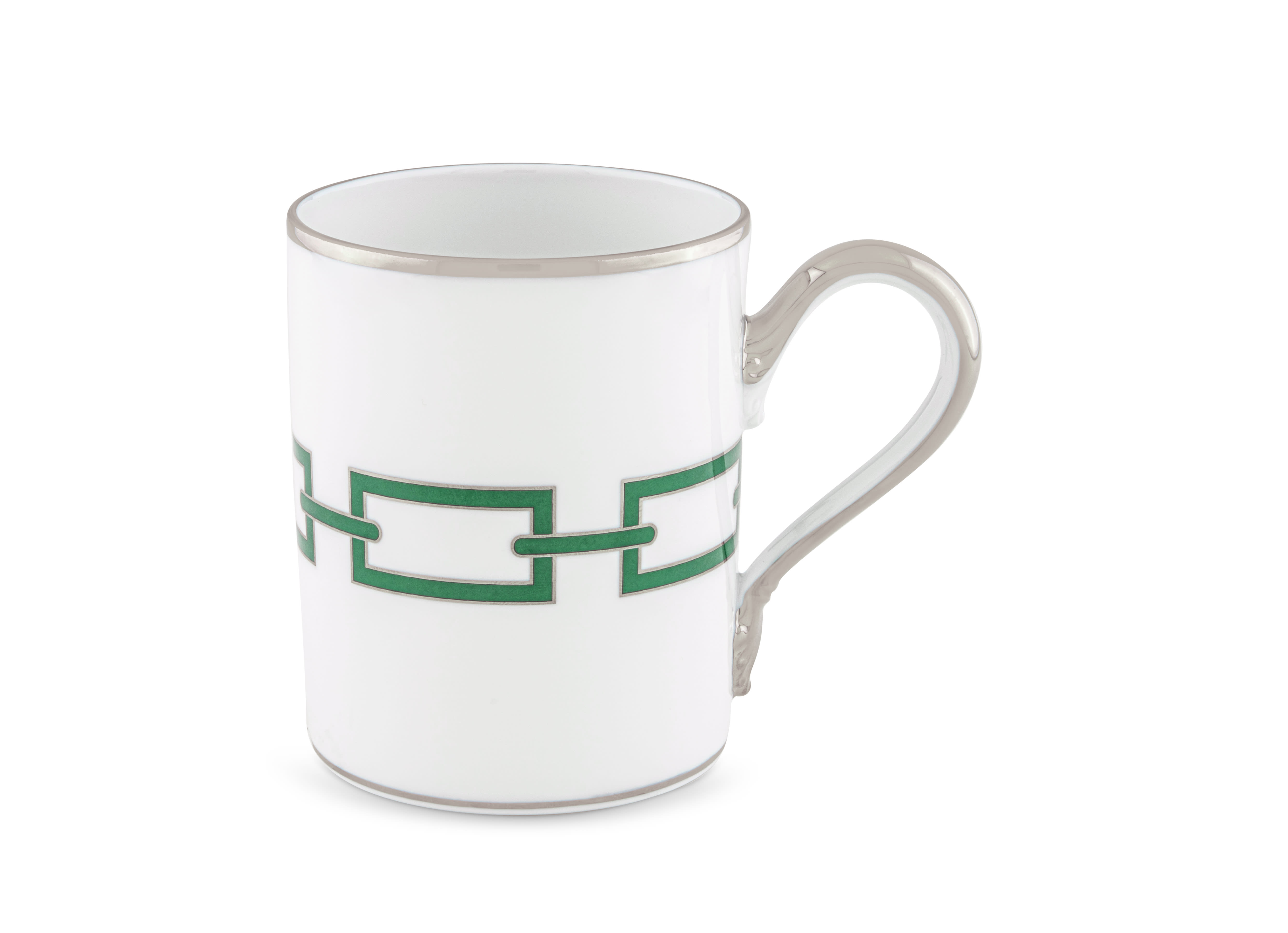 Malachite-green porcelain espresso cup | GINORI 1735