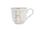 LETTER K MUG ORO Corona Monogram Mugs-1