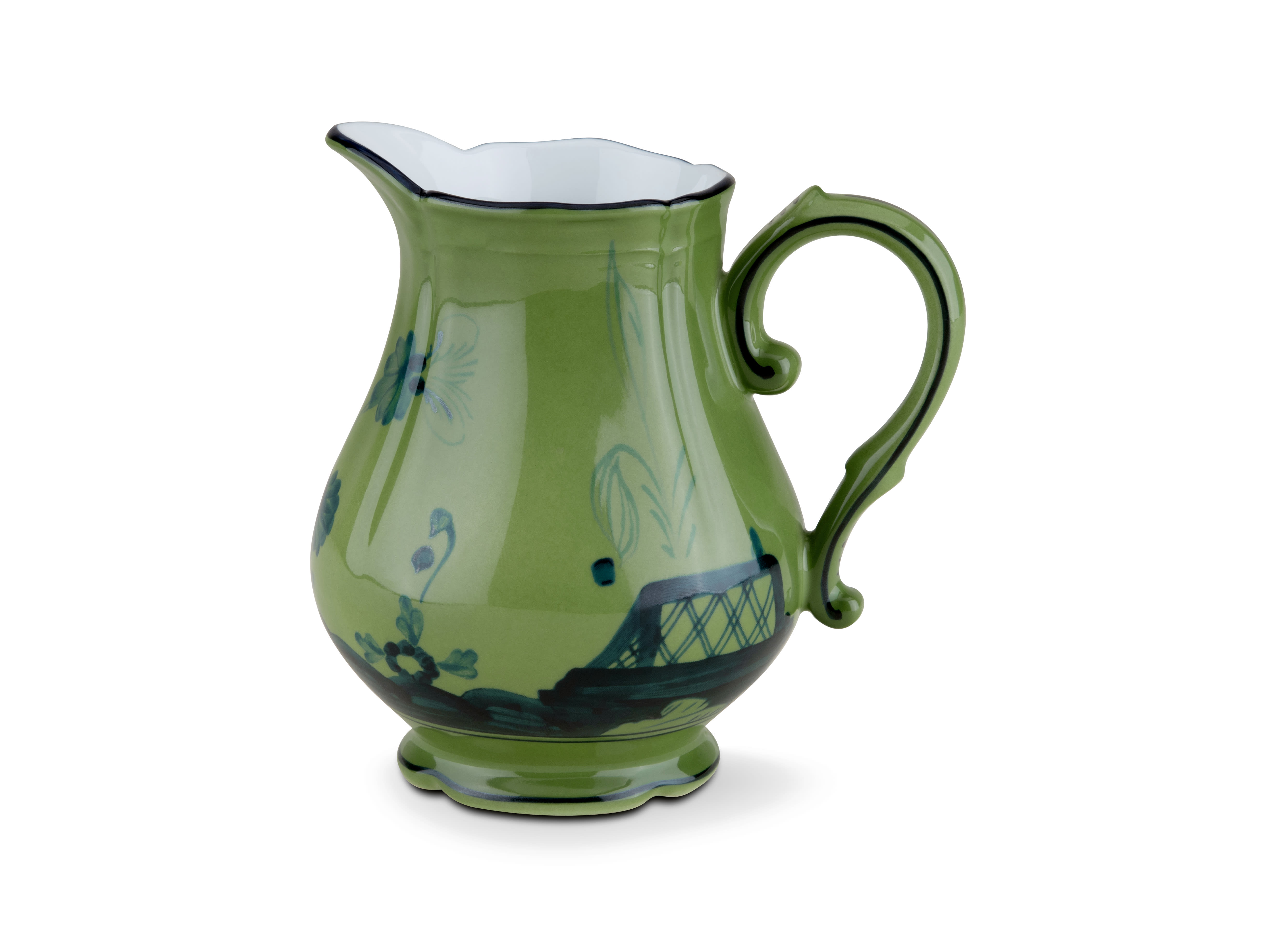 Malachite green mug in porcelain | GINORI 1735